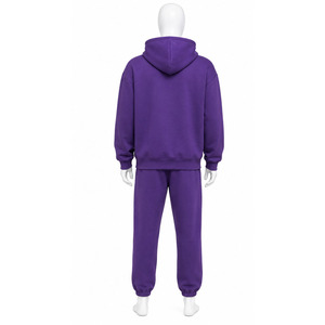 Conjunto Deportivo para Hombre, Sudadera con Capucha de Forro Polar y Pantalones Deportivos, Traje de Jogging Grueso para Invierno - Product Image 3