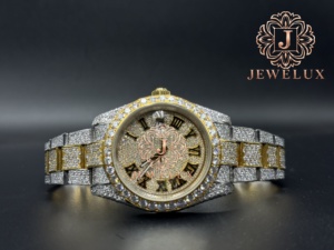 Montre Hip Hop étanche en moissanite avec verre résistant aux rayures pour usage quotidien et activités de plein air, disponible en promotion - Product Image 5