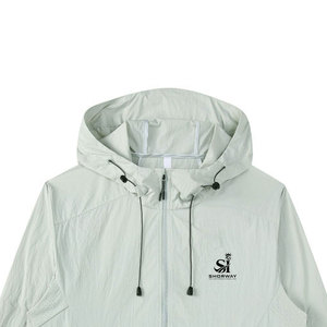 Wholesale Hooded Winter Lightweight Windbreaker <b>Jacket</b> <b>Packable</b> Breathable Daily Wear Custom Design Full Zip - Product Image 2