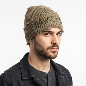 Wholesale Unisex Embroidered Knit Beanie Vintage Distressed <b>Winter</b> <b>Hat</b> Personalized Streetwear Custom Logo - Product Image 6