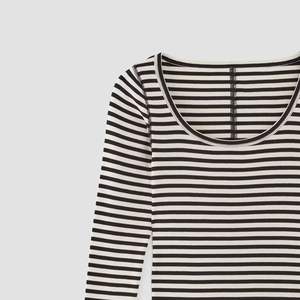 Camisetas de Manga Larga para Mujer, Ecológicas, de Alta Calidad, para Verano, con Estampado Premium, Corte Ajustado, Mezcla de Poliéster y Algodón, Personalizadas, al por Mayor - Product Image 3