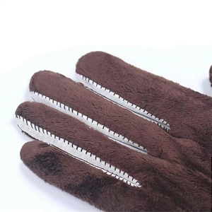 Gants d'hiver en cuir durables avec isolation thermique pour le travail en extérieur, la conduite par temps froid et les voyages - Product Image 6