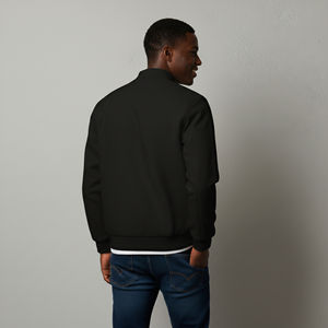 Chaqueta Varsity Personalizada al por Mayor, 100% Lana, Frente de Lona, Estilo Invernal, Hombros Caídos, Dos Tonos, Ropa Casual, Logotipo Impreso Personalizado, para Hombre - Product Image 2