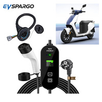 Für Elektromotorräder E-Bike-Ladegerät 3,5 kW 16 A Tragbare Typ-2-EV-Ladepistole EU-Standard-Anschlussbuchse EU-Stecker