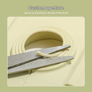 Kit d'accessoires pour évier de cuisine 2 pièces : support de robinet en silicone, plateau anti-goutte et protection anti-éclaboussures pour votre robinet de cuisine - Product Image 6