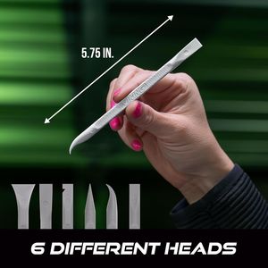 Kit per Dettagli Auto: Set di 6 Strumenti in Plastica per Pulizia Sicura ed Efficace dell'Auto - Product Image 5