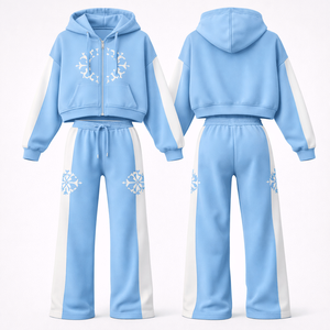 Ensemble de survêtements pour hommes, vente en gros, design personnalisé, vêtements de sport, tenue de jogging, tenue de sport, usine - Product Image 2