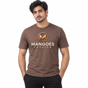 T-shirt en coton épais 240 GSM, délavé à l'acide, coupe oversize, impression personnalisée en relief, streetwear, mode décontractée, qualité supérieure - Product Image 1