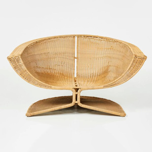 Sillas de meditación de ratán natural artesanal de Vietnam de la más alta calidad, silla de yoga tejida a mano - Product Image 1