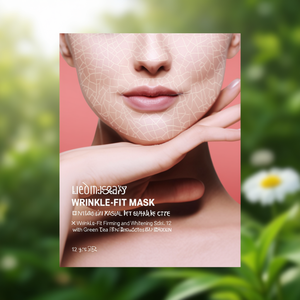 Mascarilla Facial Reafirmante y Blanqueadora con Té Verde y Péptidos para Piel Seca - Product Image 1