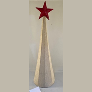 Árbol de Navidad Decorativo Hecho a Mano con Hierro Natural y Tela de Algodón para Decoración Festiva del Hogar - Product Image 3