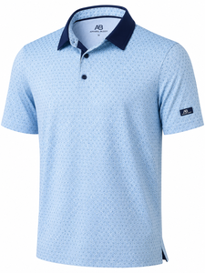 Camiseta de Manga Corta Casual para Hombre, Marca AMY, 100% Algodón, Corte Regular, Bordado Frontal, Personalizable con Logotipo, Venta al Por Mayor - Product Image 1