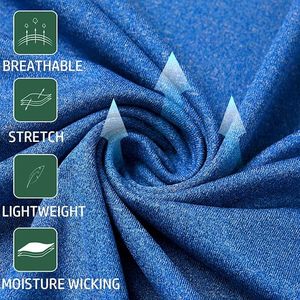 Camisetas deportivas de manga larga para hombre, sudadera con media cremallera, tops transpirables para fitness, jogging, entrenamiento y running, camisetas de compresión. - Product Image 6