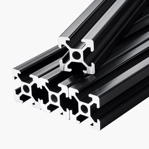 4 Pezzi Profilo in Alluminio Estruso ad Alta Resistenza 47,2mm (1200mm) con Scanalatura a T 2020 Standard Europeo Anodizzato per LED - Product Image 5