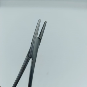 Vente en gros usine : Porte-aiguille droit en acier inoxydable, forceps chirurgical réutilisable pour la suture, logo personnalisé OEM - Product Image 5
