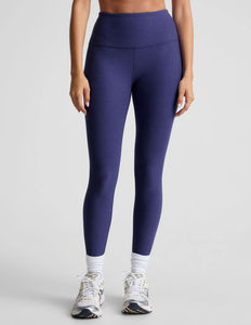 Conjuntos Exclusivos Royal Heather OEM para Mujer, Conjunto de 2 Piezas, Leggings Midi de Cintura Alta con Cintura Cruzada en Contraste - Product Image 5