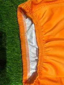 Meera Impex American Football Jersey Set Orange White Sublimated 100%Polyester Breathable V-Neck Short Sleeve Adult Size Uniform - Product Image 6