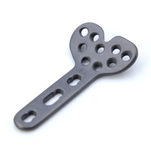 Plaque de reconstruction maxillo-faciale L par instruments de pédicelure vertébrale en acier inoxydable et titane par Mahfooz Instruments - Product Image 5