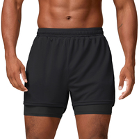 Shorts de sport pour homme, séchage rapide, respirants, pour entraînement, course à pied, fitness, légers, taille élastique, vêtements de sport en spandex/polyester