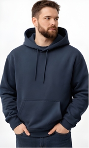Ultra Premium 350 GSM Hoodie <b>Thick</b> <b>Fleece</b> Oversized Fit Blank Streetwear Custom Print Hoodie Winter Bulk Manufacturer - Product Image 4