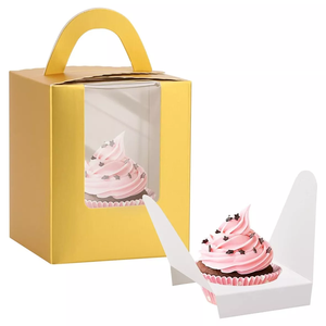 Caja de pastel transparente perfecta para pastelería Eclair <span class=keywords><strong>Hot</strong></span> <span class=keywords><strong>Dog</strong></span> 14oz Chocolat Dubai con ventana de PE - Product Image 5