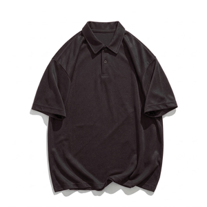 Polo de Piqué de Color Sólido para Hombre, Manga Corta, Transpirable, Informal, de Punto, Corte Regular, Azul - Product Image 6
