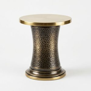 Antique Brass Solid Brass Nilaya 22 cm Handmade Decor <b>Riser</b> Plinth for Home Hotel Wedding <b>Table</b> Decorations - Product Image 1