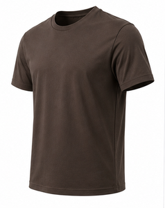T-shirt pour homme à col rond, personnalisé avec logo imprimé, en coton respirant, manches courtes, pour l'été, décontracté, de haute qualité, en soie - Product Image 6