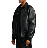 Blouson aviateur en cuir véritable Avirex de style américain pour homme et femme, blouson Avirex en cuir de haute qualité, logo personnalisé, vêtements d'hiver