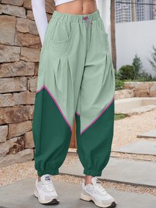 Women Lightweight <b>Wide</b> <b>Leg</b> <b>Jogger</b> Pants Elastic Waist Casual Sportswear Bulk Order - Product Image 3