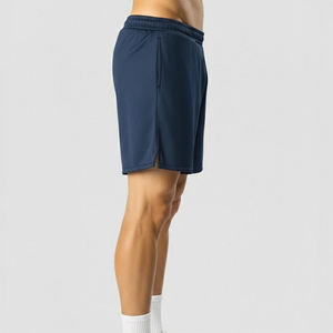 Shorts en maille entièrement personnalisables pour hommes, idéaux pour l'été 2026 – Nouveauté : Shorts de sport et de course pour hommes avec poches zippées - Product Image 3