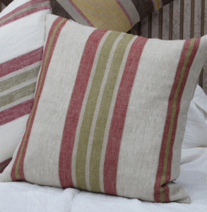 High Quality 100% Pure Linen Cushion <b>Cover</b> Stripe Square Linen Pillow <b>Cover</b> for Home <b>Sofa</b> Decoration <b>Throw</b> Pillow Use Decor - Product Image 1