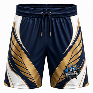 Pantalones Cortos de Fútbol Modernos al por Mayor, de Poliéster Jacquard Premium, de Secado Rápido, Ligeros, Flexibles, Transpirables, Listos para el Partido, de Alto Rendimiento - Product Image 1
