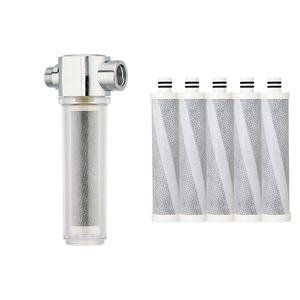 Filtre de douche ACF Morden avec 5 recharges, filtration en 3 étapes, écologique, efficace pour éliminer le chlore, les métaux lourds et les contaminants - Product Image 1