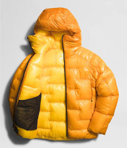 Men's <b>Yellow</b> Polyester Filled Waterproof Reversible <b>Puffer</b> <b>Jacket</b> Hooded Windproof Nylon Winter Sporty Outwear Regular Fit - Product Image 4
