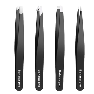 eyebrow tweezers set beauty care stainless steel <b>tools</b> eyebrow tweezer set slant tip precision tweezers eyebrow tweezers set - Product Image 6