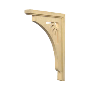 Corbeau d'îlot de cuisine en bois massif Supports de support en bois durables de qualité supérieure pour îlots de cuisine Tablettes Corbeau de comptoir - Product Image 1