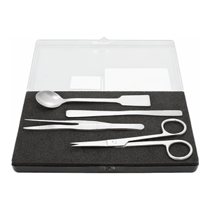 Fournitures de laboratoire, ensemble de chimiste Hammacher en acier chromé nickelé 5 pièces pour les laboratoires chimiques - Product Image 3