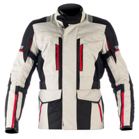 Chaqueta de Motociclismo D-Ride, de Cuero, Impermeable, Transpirable, de 3 Capas, con Diseño Impreso, Equipamiento de Turismo, Armadura CE, Sistema de Alta Visibilidad