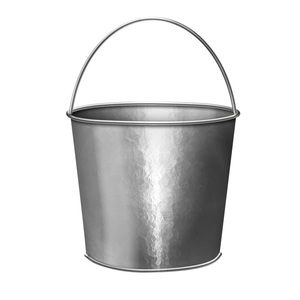 High Arrival Modern Design Small <b>Galvanized</b> Metal Folding <b>Bucket</b> Handle Iron Pail Home Decor Customized Size Shape - Product Image 5