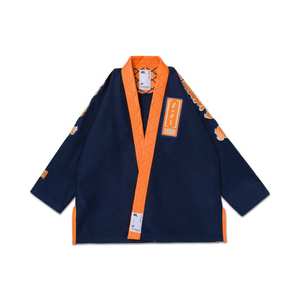 Ensemble Kimono de Jiu-Jitsu Officiel Gracie Barra Bleu Marine Storm, Modèles Single, Double et Pearl Wave, Tenue de Compétition Complète GI Bleue - Product Image 2