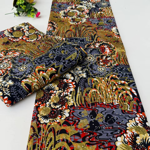 High Quality Nigerian African Wax Print & Ankara 100% Cotton Fabric Vibrant Patterns for Fashion Clothing South Africa - Product Image 1