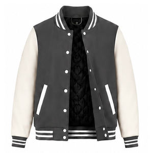 Manufacturer <b>Mens</b> Winter Varsity <b>Baseball</b> <b>Jacket</b> with Stand Collar Design Premium Quality Fashionable Design <b>Men</b> Varsity <b>Jacket</b> - Product Image 6