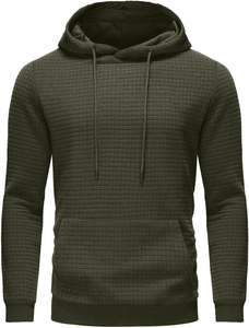 Sudadera con Capucha para Hombre, 260 Gramos, Estilo Casual, Jacquard Sólido, Estampado Digital, con Diseño de Silicona, para Invierno - Product Image 3