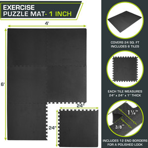 Durable Rubber <b>Interlocking</b> Gym <b>Tiles</b> Fitness <b>Floor</b> Cover Rubber <b>Interlocking</b> Gym <b>Tiles</b> Easy Setup With Secure Lock - Product Image 2