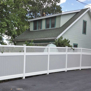 Free Maintenance UV protection Vinyl <b>Plastic</b> Pvc Privacy <b>Fence</b> for House - Product Image 5