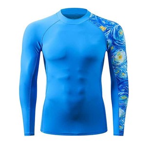 Camiseta de Compresión Deportiva Multideporte para Hombre, Manga Larga, BJJ MMA, Prenda Versátil para Entrenamiento, Venta al por Mayor en EE. UU. y Europa, Tendencia - Product Image 1