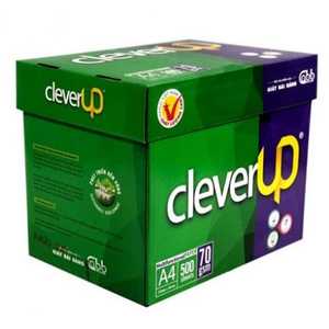 Papier pour imprimante Clever A4 70, blancheur 92%, format 210x297 mm, 70 g/m², 5 rames, 500 feuilles par ramette, 5 ramettes par carton - Product Image 3