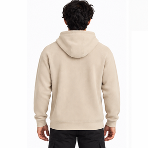 Sudadera con Capucha de Punto Waffle para Hombre, Térmica, Casual, de Manga Larga, para Deportes de Invierno, Ropa Urbana, Sudadera con Capucha Personalizada, Ropa al por Mayor - Product Image 4