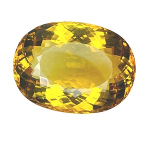 Pierre précieuse naturelle Citrine Jaune, taille ovale, certifiée IGI, effet optique lumineux, haute qualité, pierre précieuse en vrac pour la fabrication de bijoux - Product Image 5